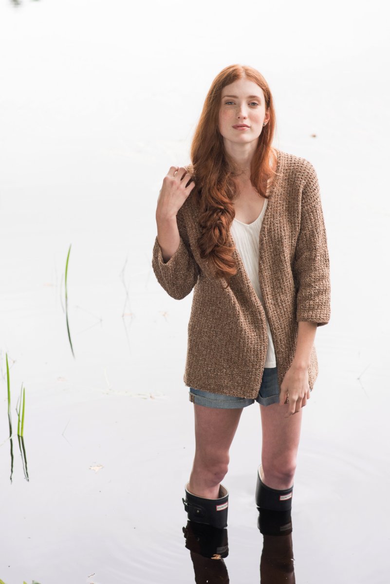 Berroco Portfolio Vol. 5 Patterns - Beachrock Cardigan - PDF Download - Extra Image
