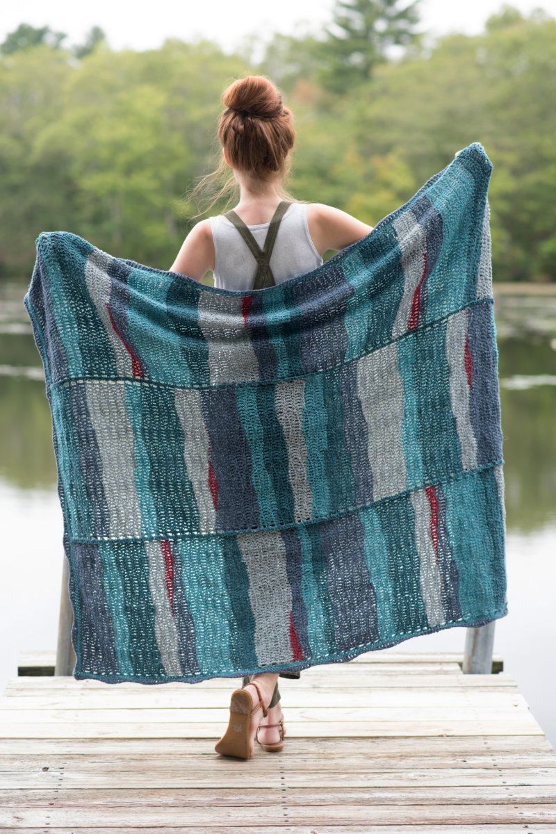 Berroco Portfolio Vol. 5 Patterns - Monet's Ocean Blanket - PDF Download - Extra Image