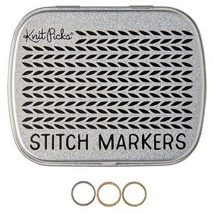 Knit Picks Metallic Stitch Marker Small 45 Pk
