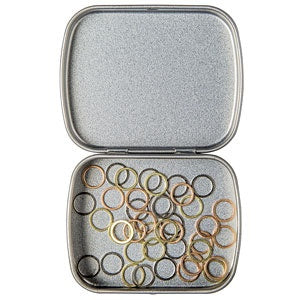 Knit Picks Metallic Stitch Marker Small 45 Pk
