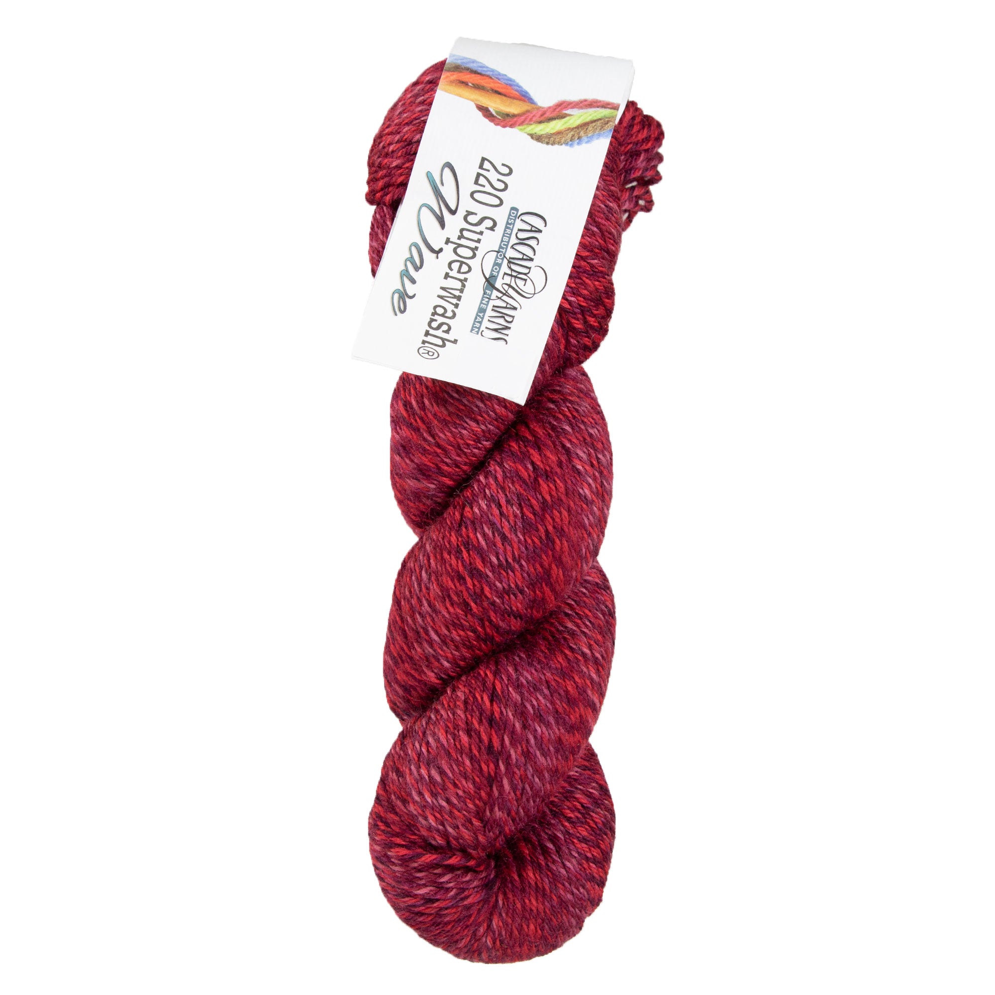 Cascade Yarns 220 Superwash Wave Yarn - 109 Roses - Zoom Image