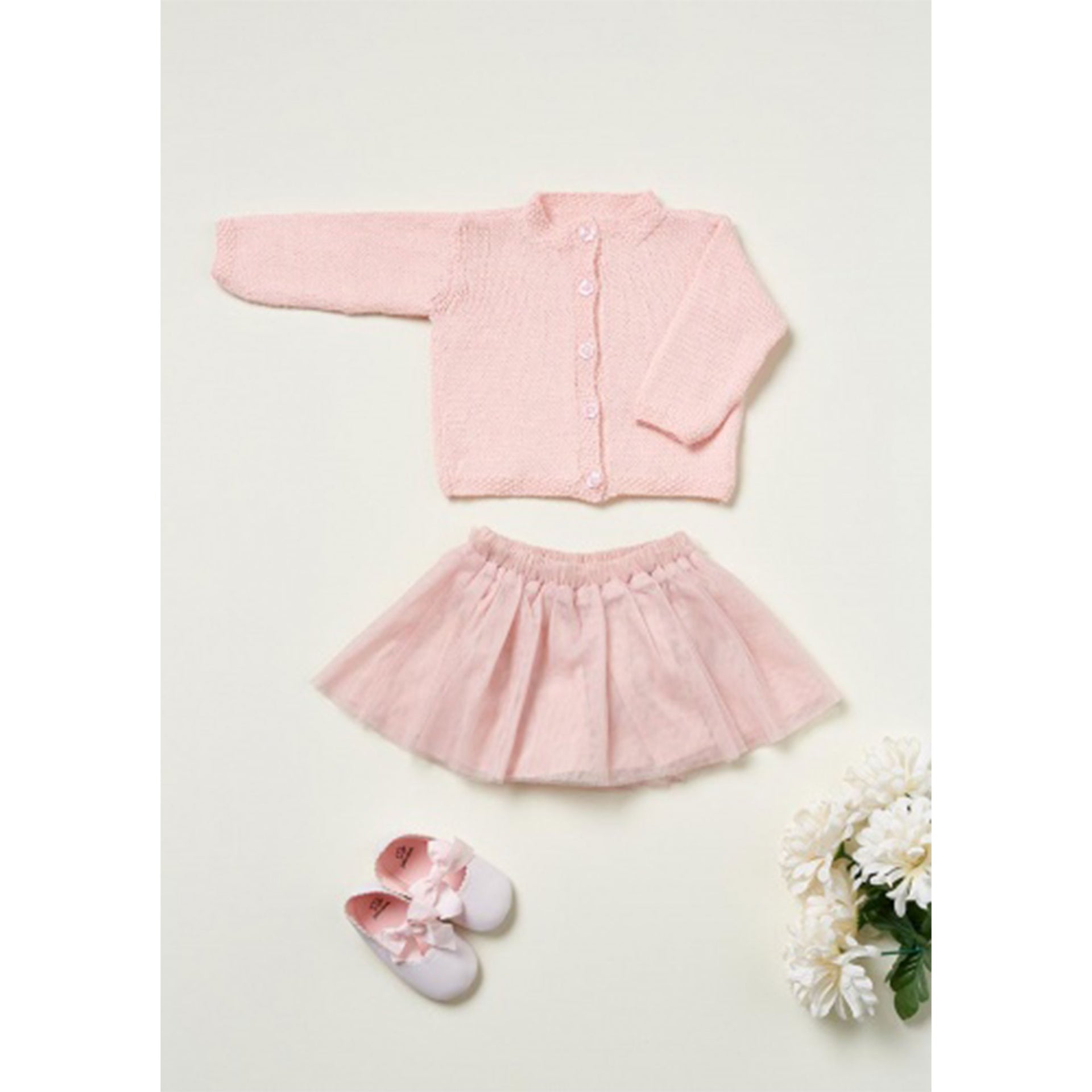 Rowan Baby Knits Collection Patterns - Simple Cardigan - PDF Download - Zoom Image
