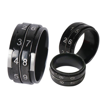 KnitPro Row Counter Ring - Black - Size 10 - Zoom Image