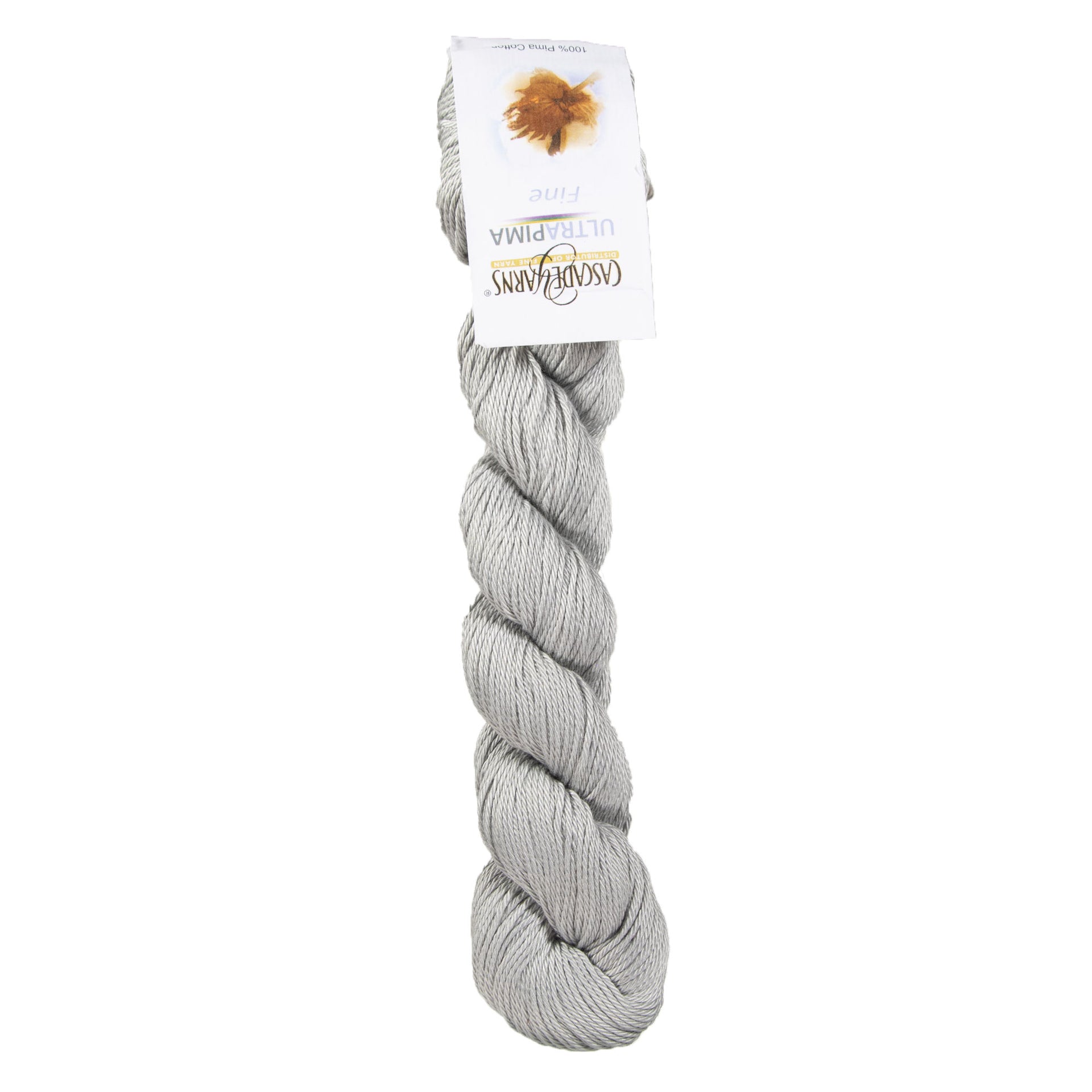 Cascade Yarns Ultra Pima Fine Yarn - 3808 Light Grey - Zoom Image
