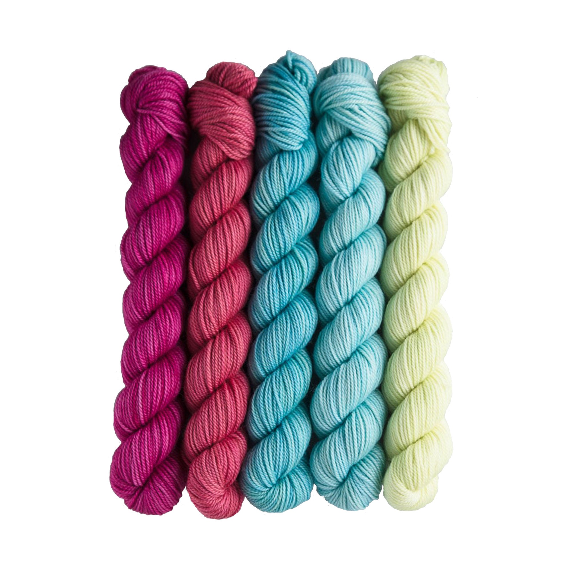 SweetGeorgia Tough Love Sock Party of Five Mini-Skein Set Yarn - Candy Shop - Zoom Image