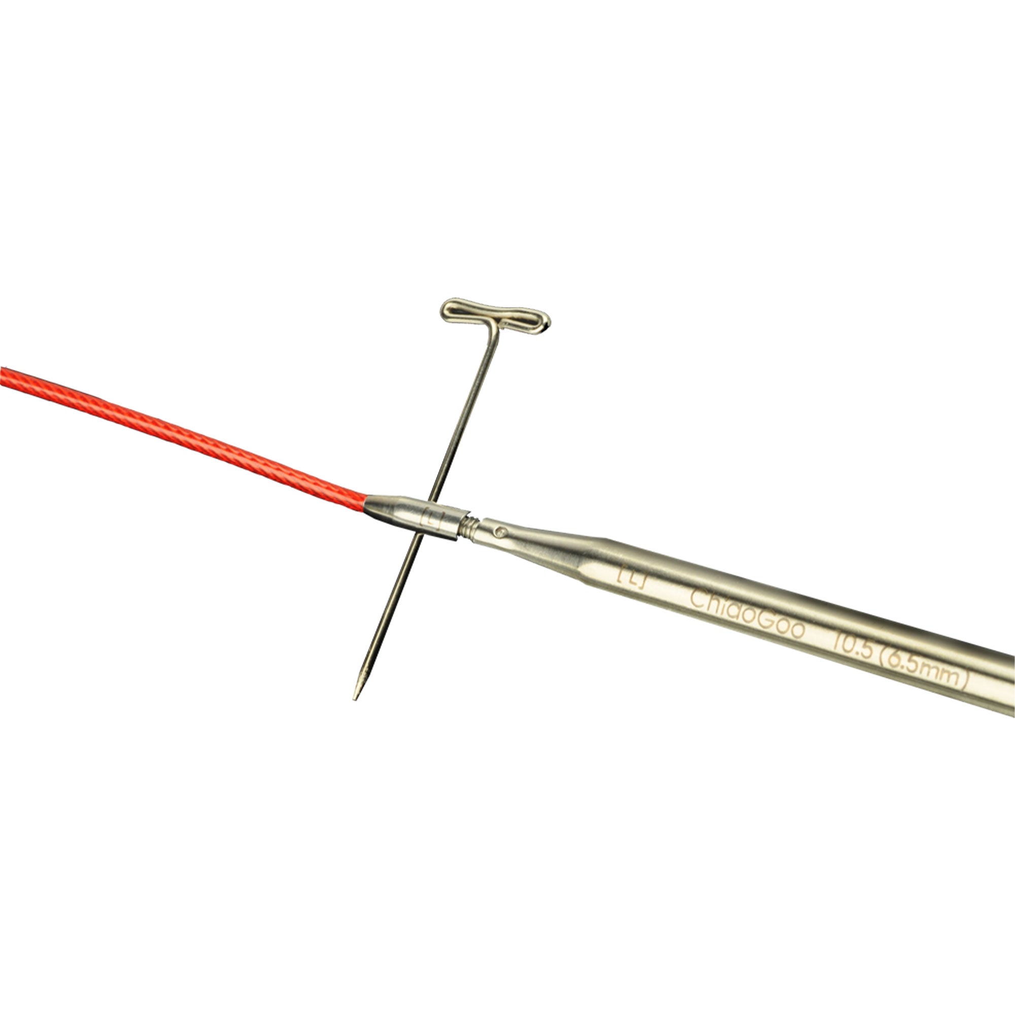 ChiaoGoo TWIST Red Cables Needles - 02"/5cm [M] - Zoom Image