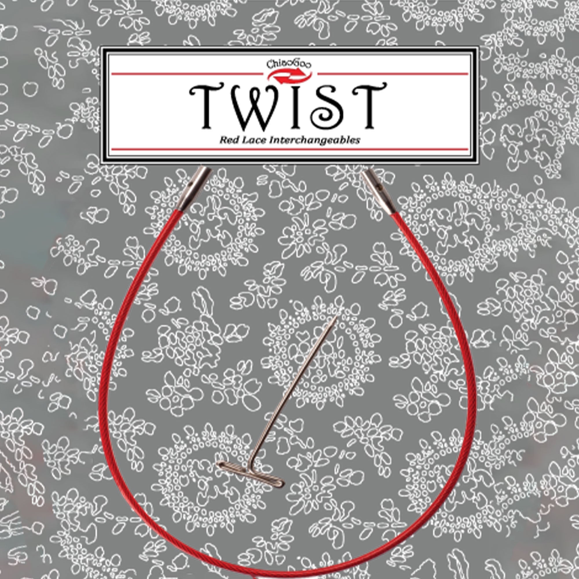 ChiaoGoo TWIST Red Cables Needles - 02"/5cm [M] - Zoom Image