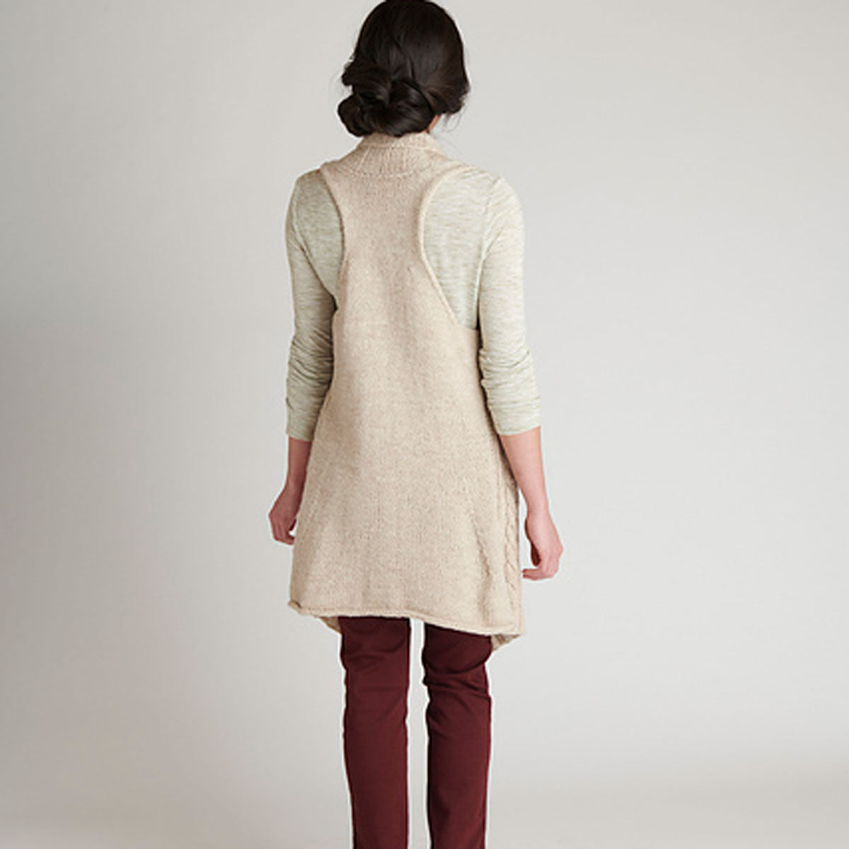 Blue Sky Fibers The Classic Series Patterns - Vermillion Vest - PDF Download - Extra Image
