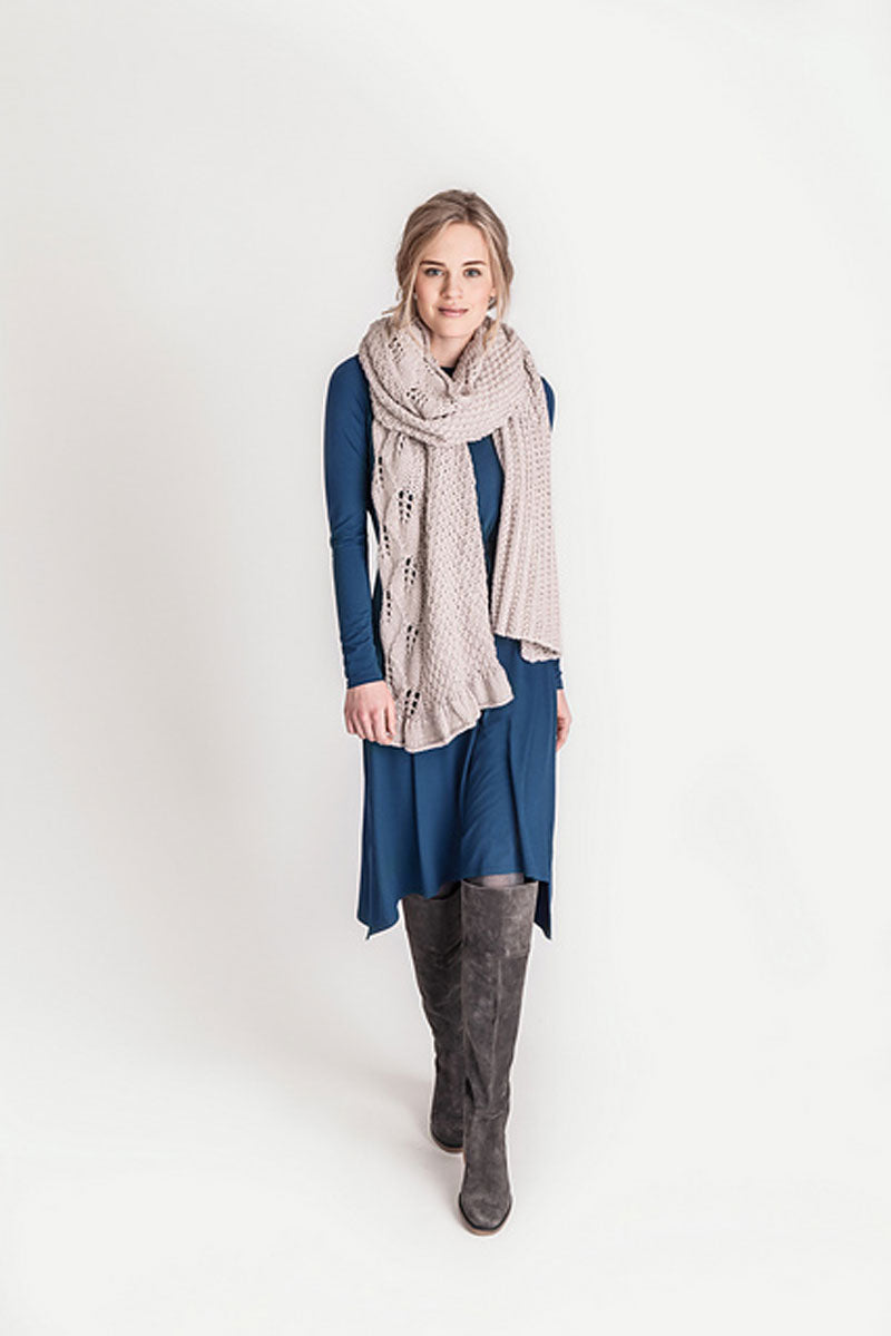Blue Sky Fibers The Classic Series Patterns - Vining Wrap - PDF Download - Extra Image
