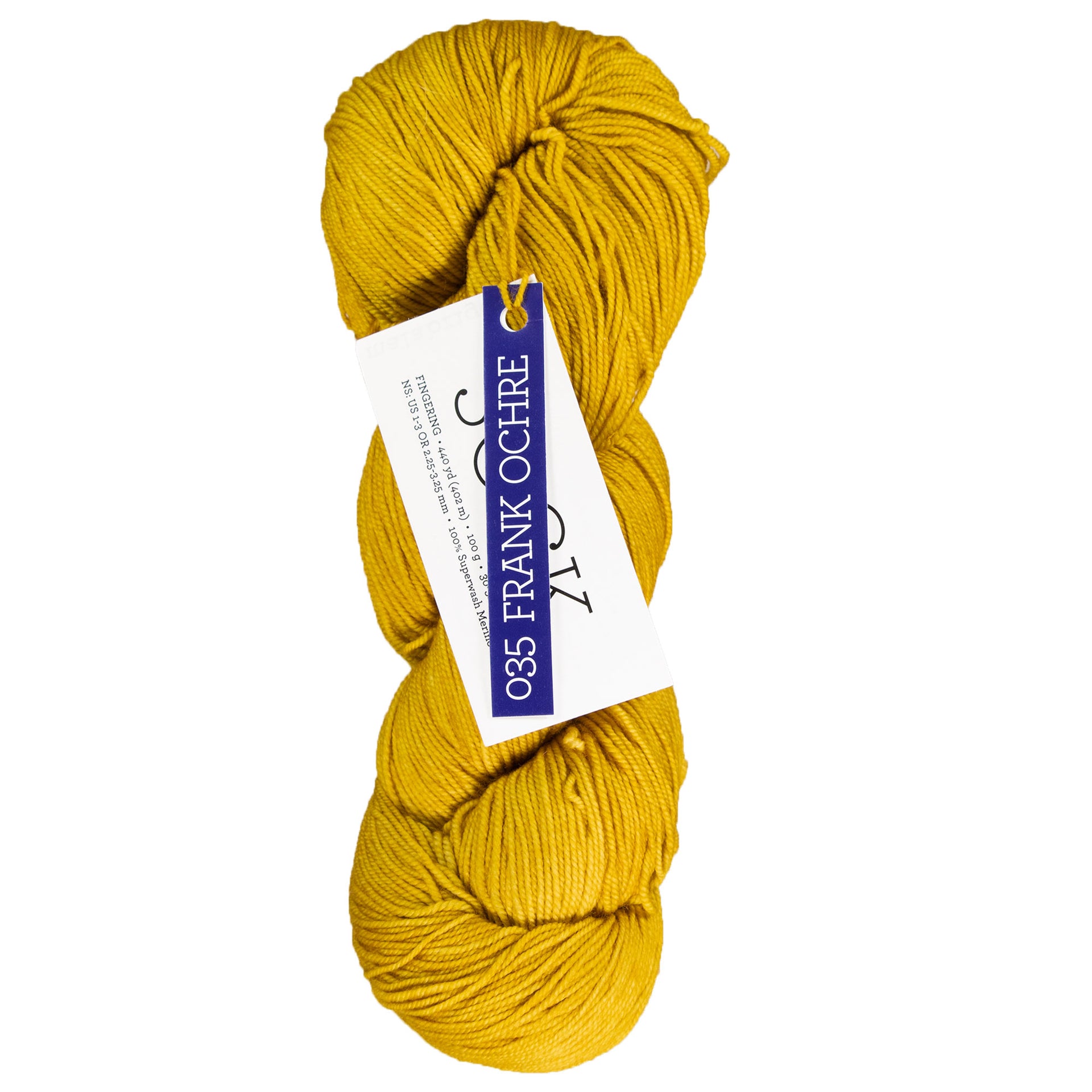 Malabrigo Sock Yarn - 035 Frank Ochre - Zoom Image
