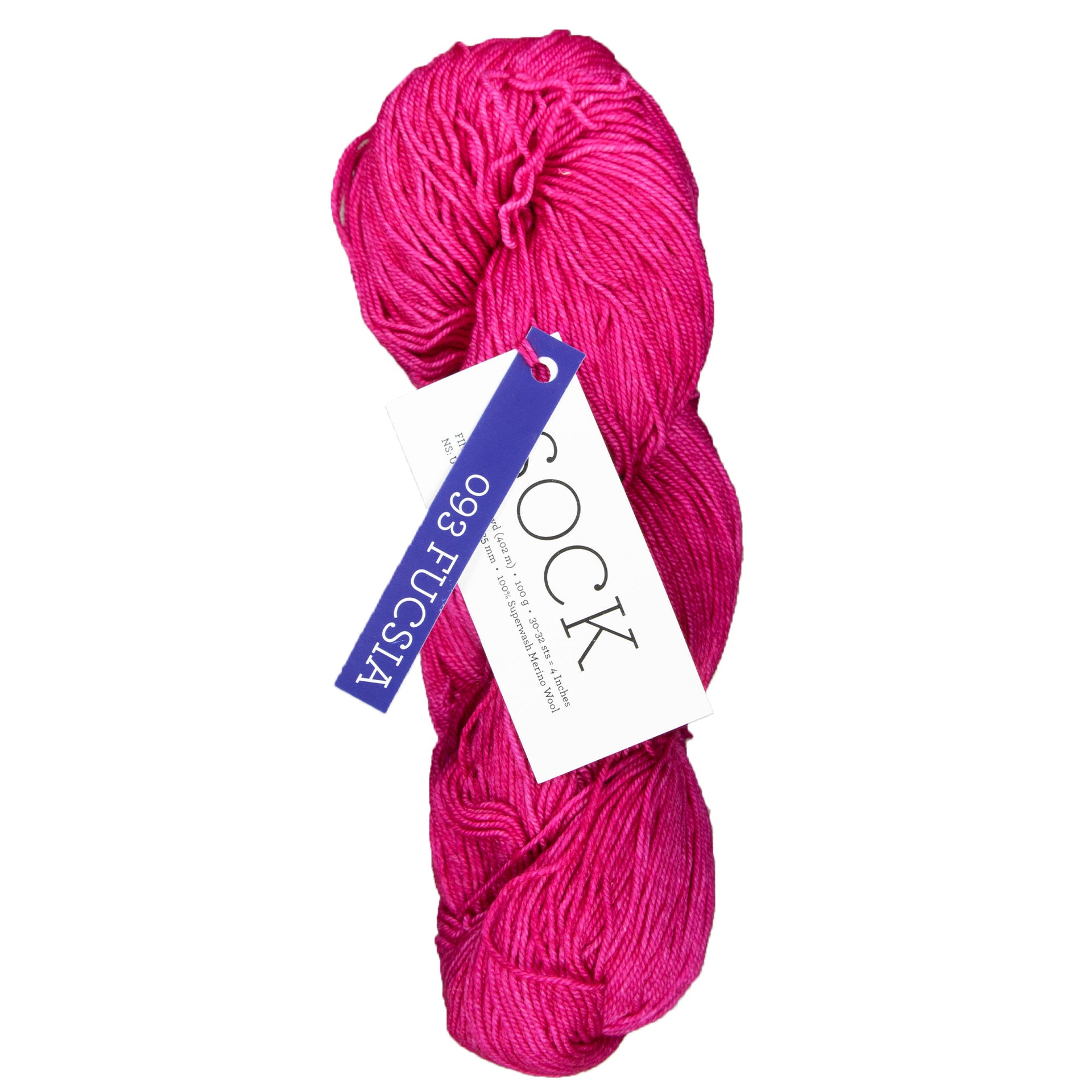 Malabrigo Sock Yarn - 093 Fucsia - Zoom Image
