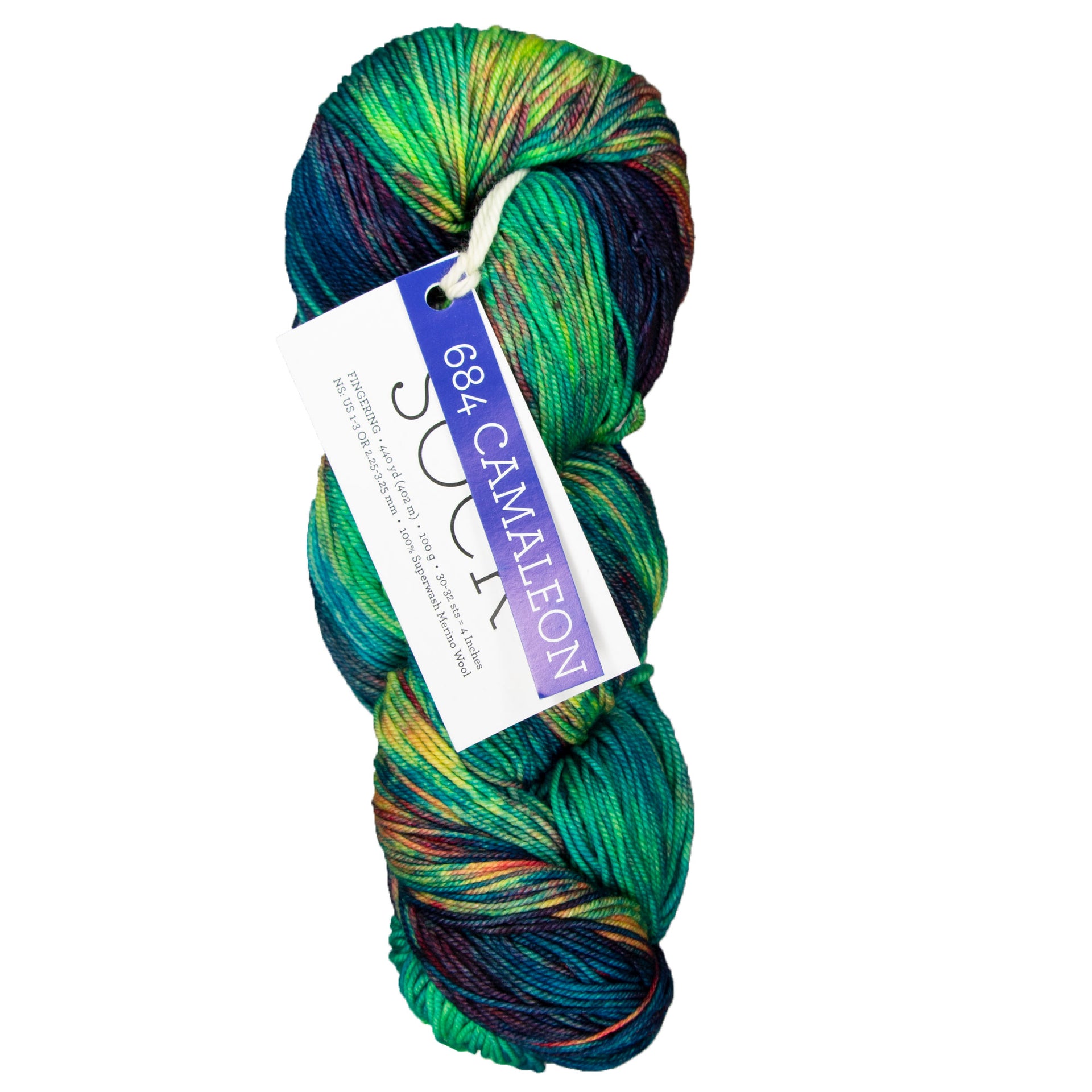 Malabrigo Sock Yarn - 684 Camaleon - Zoom Image
