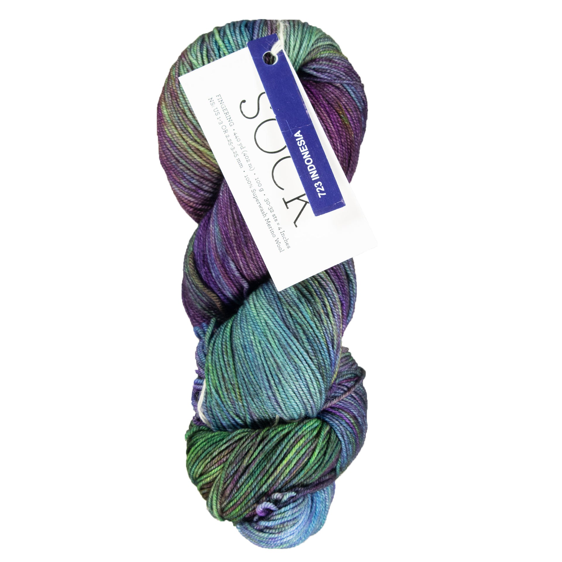 Malabrigo Sock Yarn - 723 Indonesia - Zoom Image
