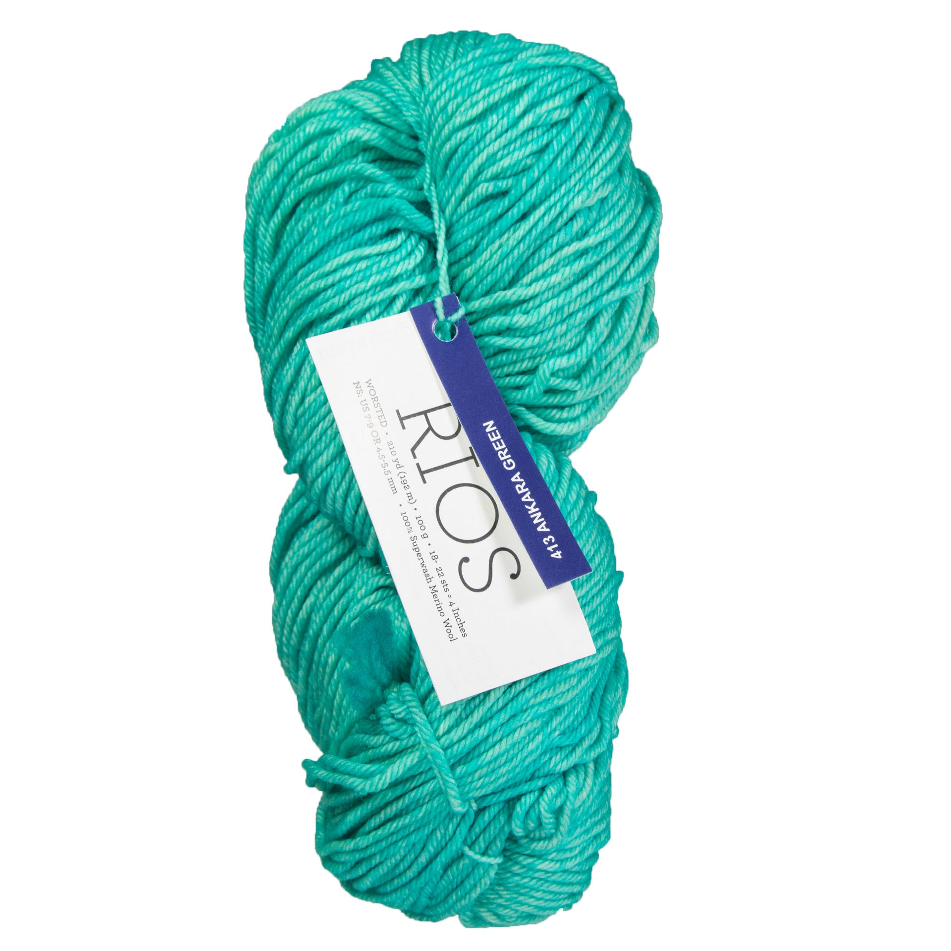 Malabrigo Rios Yarn - 413 Ankara Green - Zoom Image
