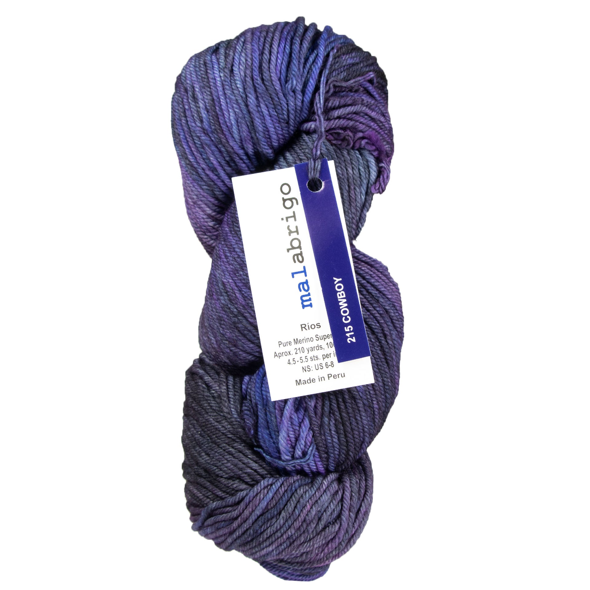 Malabrigo Rios Yarn - 215 Cowboy - Zoom Image
