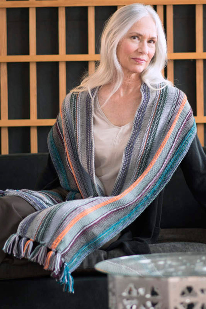 Berroco Portfolio Vol. 6 Patterns - Running Stitch Scarf - PDF Download - Extra Image