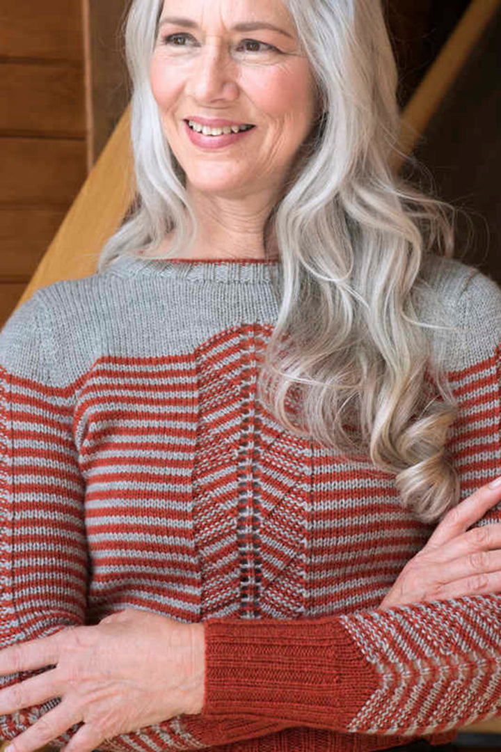 Berroco Portfolio Vol. 6 Patterns - Retro Pullover - PDF Download - Zoom Image