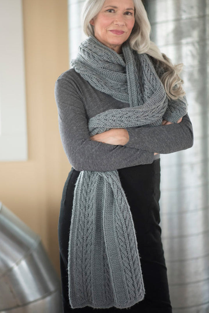 Berroco Portfolio Vol. 6 Patterns - Breachway Scarf - PDF Download - Extra Image