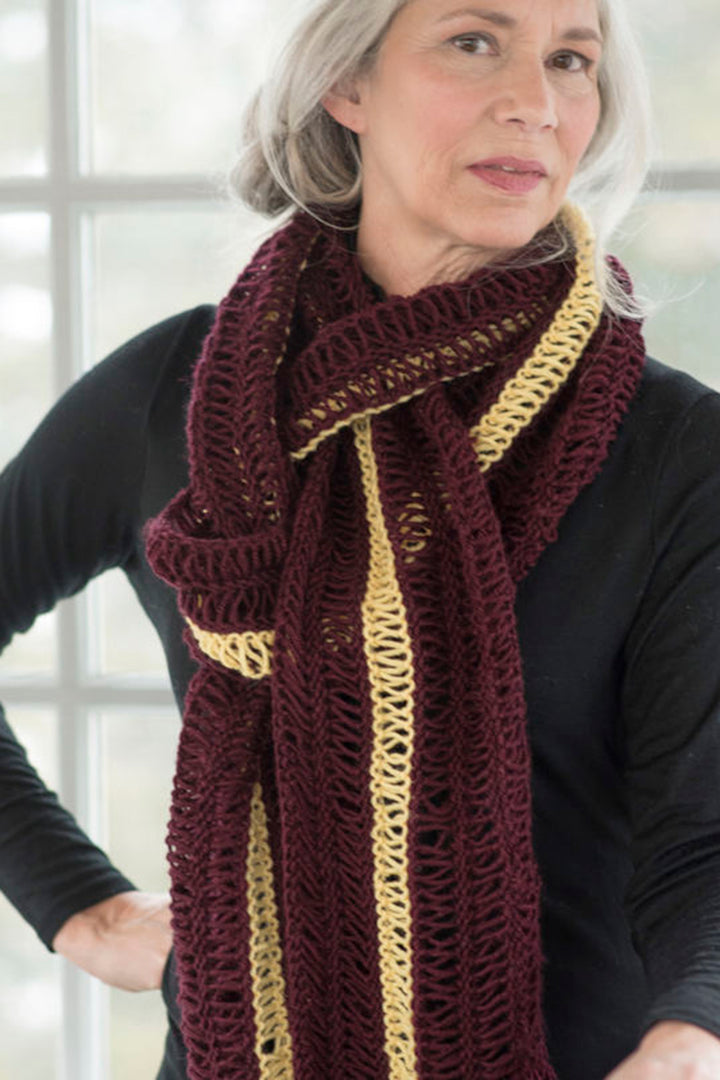 Berroco Portfolio Vol. 6 Patterns - Bongo Scarf - PDF Download - Extra Image