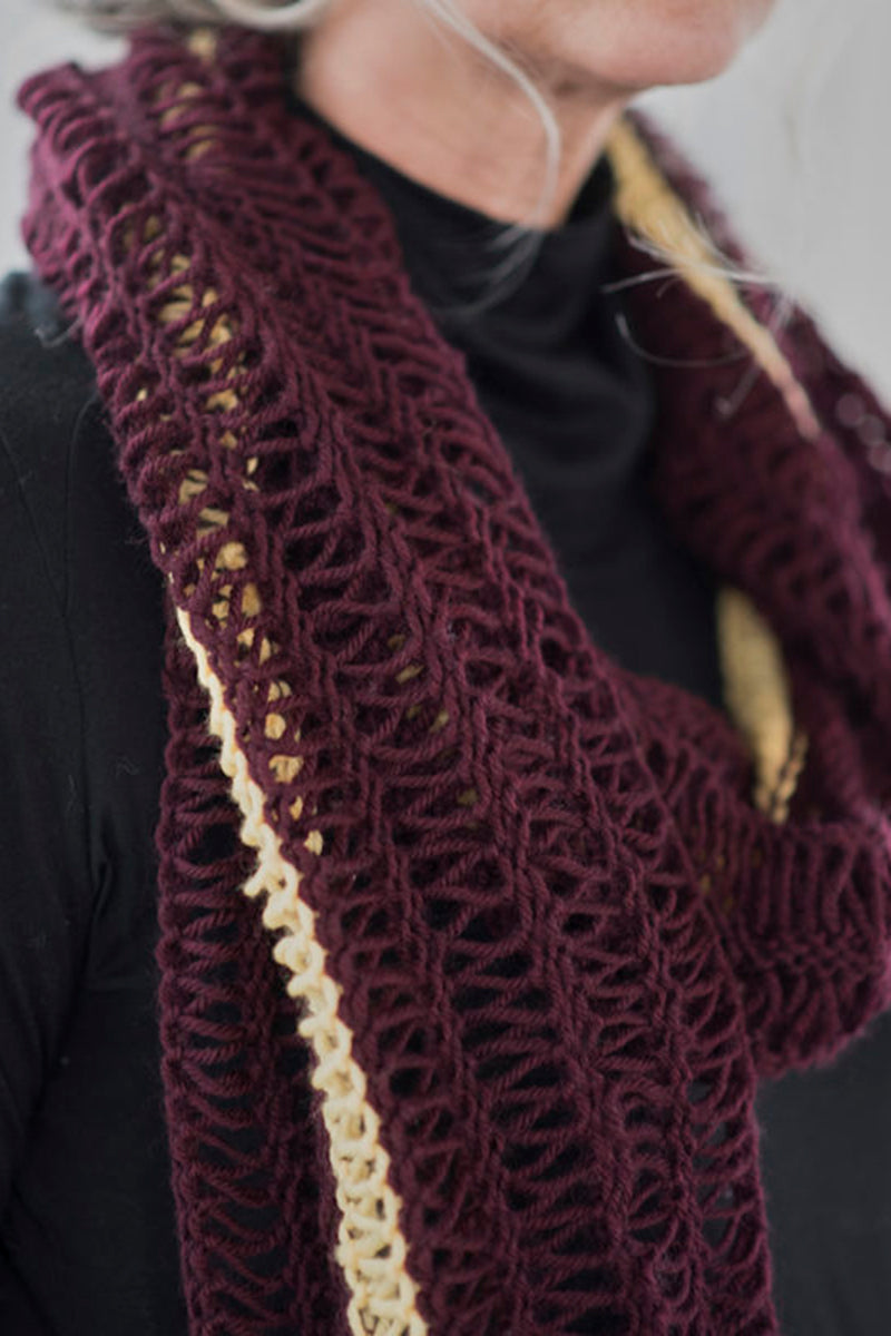 Berroco Portfolio Vol. 6 Patterns - Bongo Scarf - PDF Download - Extra Image
