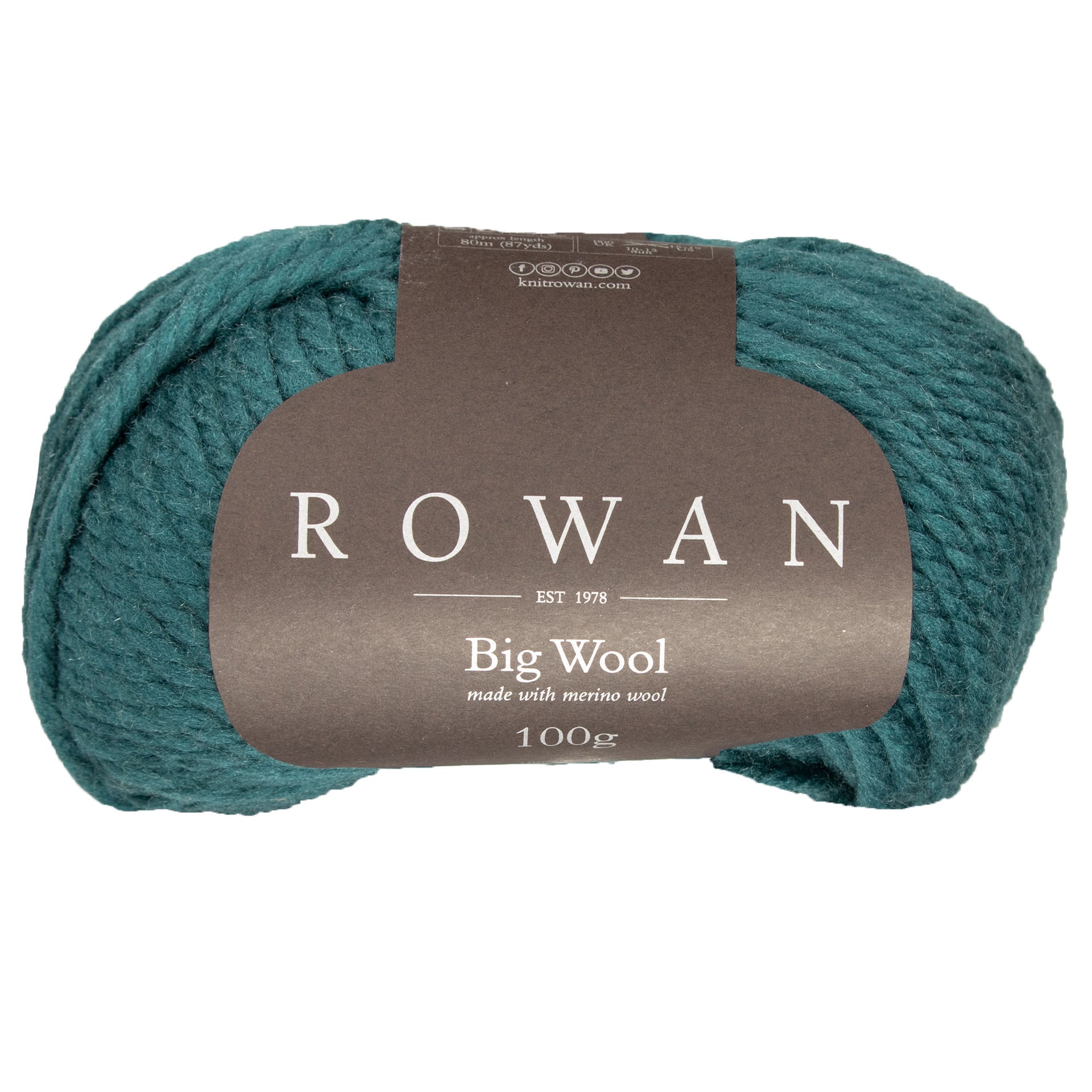 Rowan Big Wool Yarn - 87 Mallard - Zoom Image
