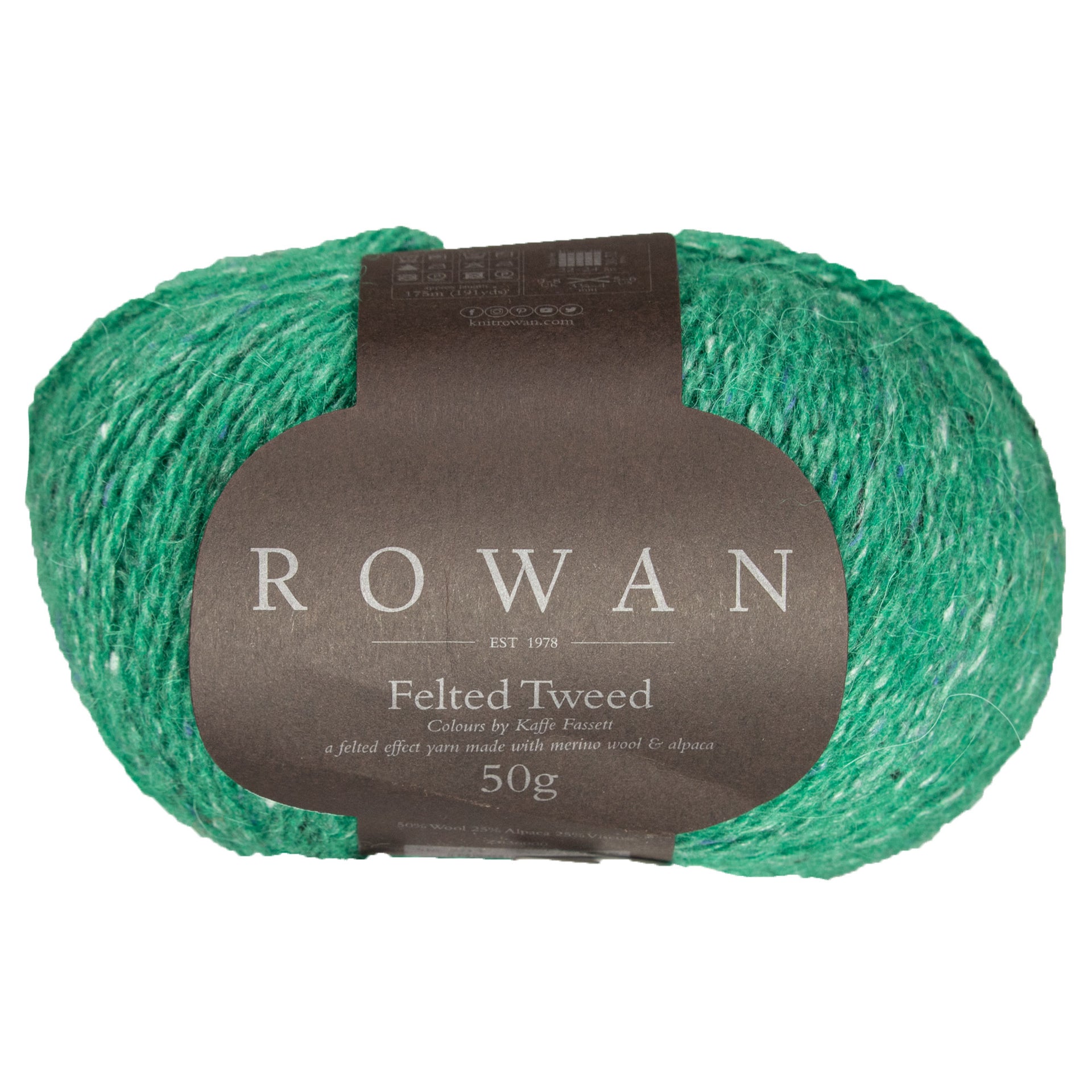 Rowan Felted Tweed Yarn - 203 Electric Green - Kaffe Fassett Colours - Zoom Image
