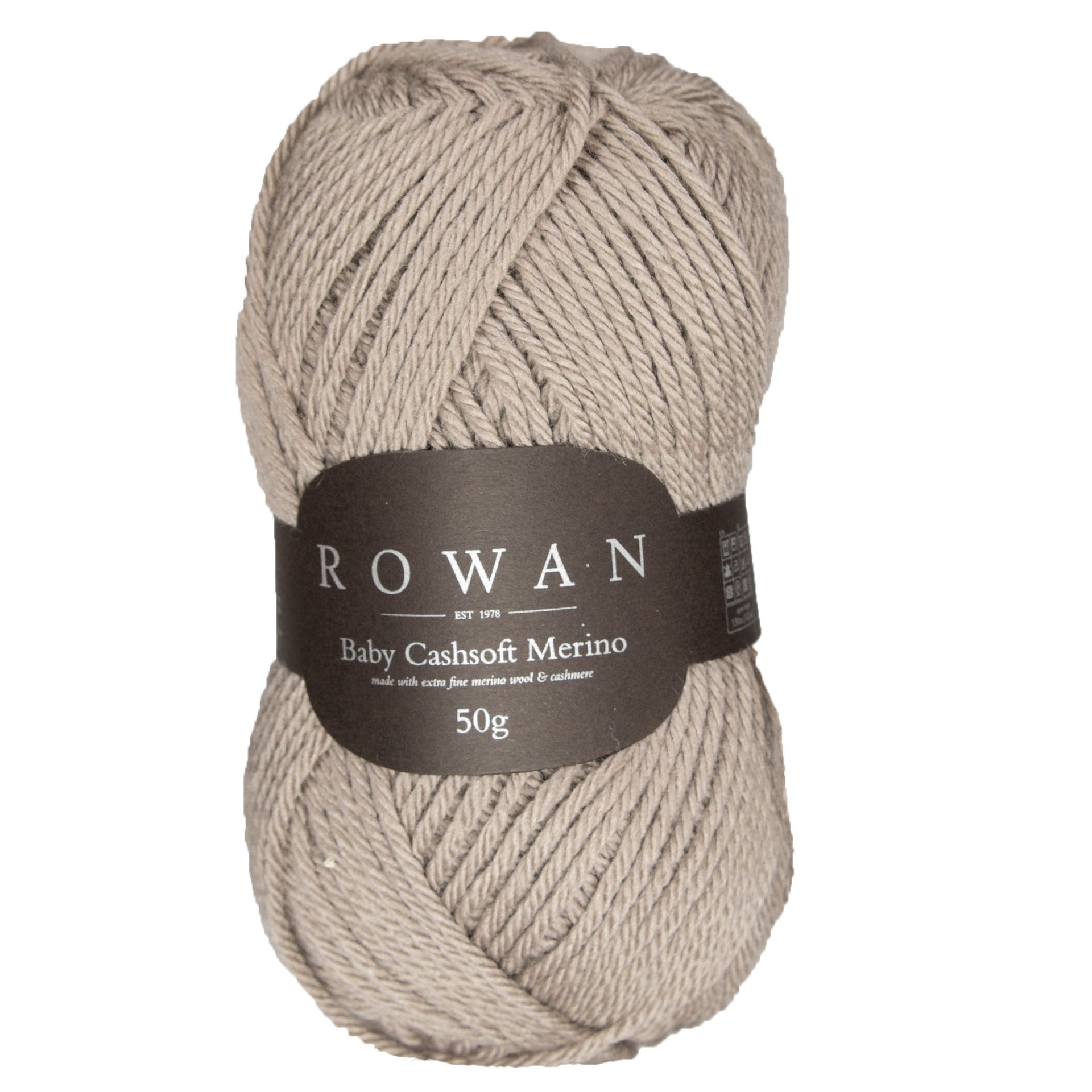 Rowan Baby Cashsoft Merino Yarn - 104 Taupe - Zoom Image
