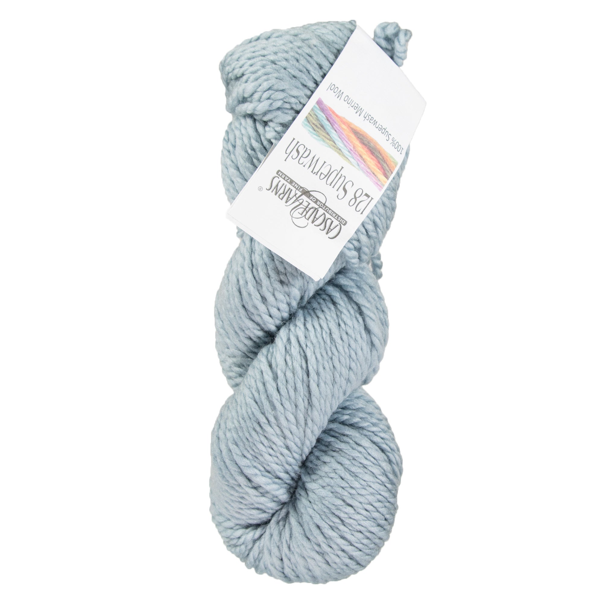 Cascade Yarns 128 Superwash Yarn - 301 Silver Blue - Zoom Image