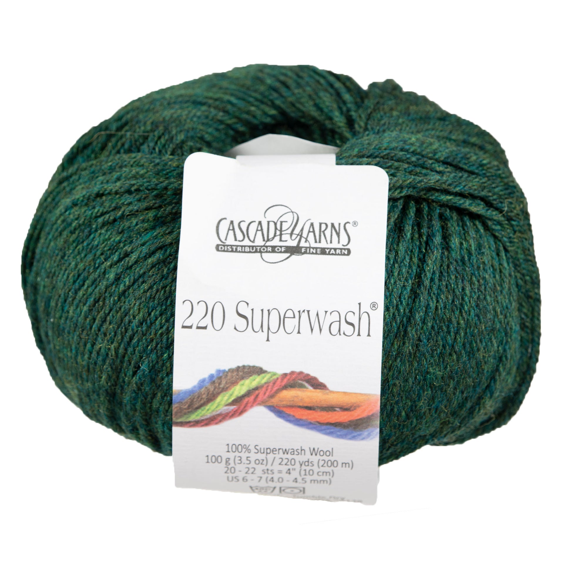 Cascade Yarns 220 Superwash Yarn - 0296 Myrtle Heather - Zoom Image
