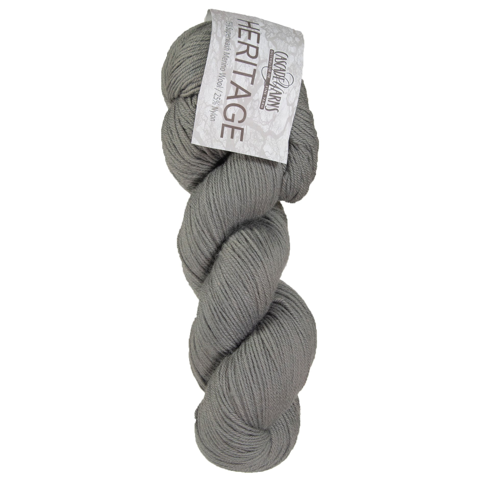 Cascade Yarns Heritage Yarn - 5735 Smoked Pearl - Zoom Image
