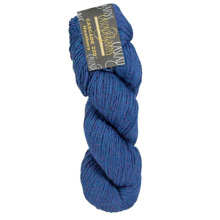 Cascade 220 Yarn - 9689 Lapis Heather - Zoom Image