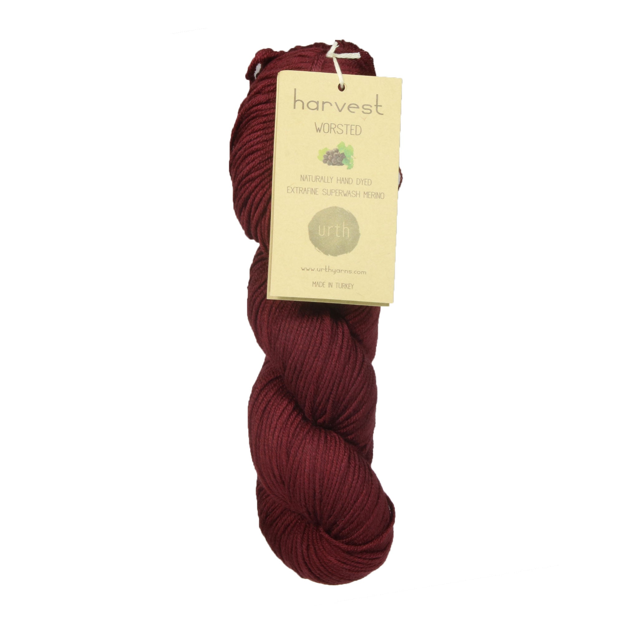 Urth Yarns Harvest Worsted Yarn - Black Grape - Zoom Image