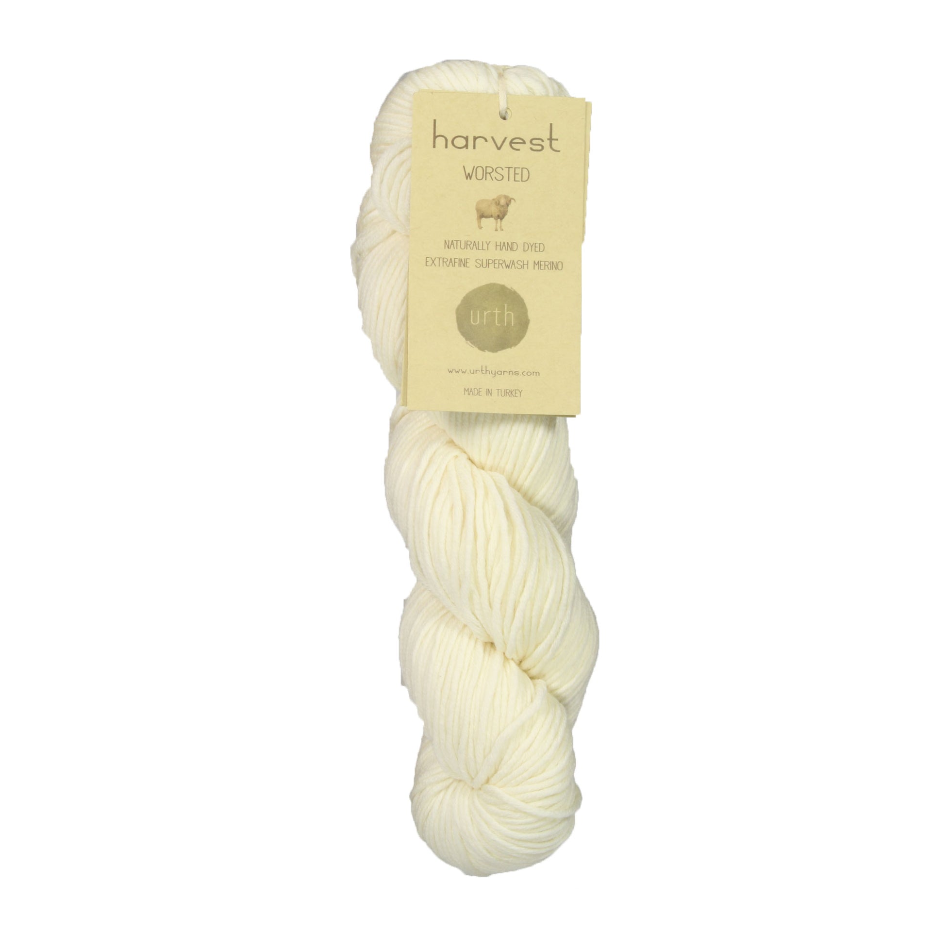 Urth Yarns Harvest Worsted Yarn - Ecru - Zoom Image
