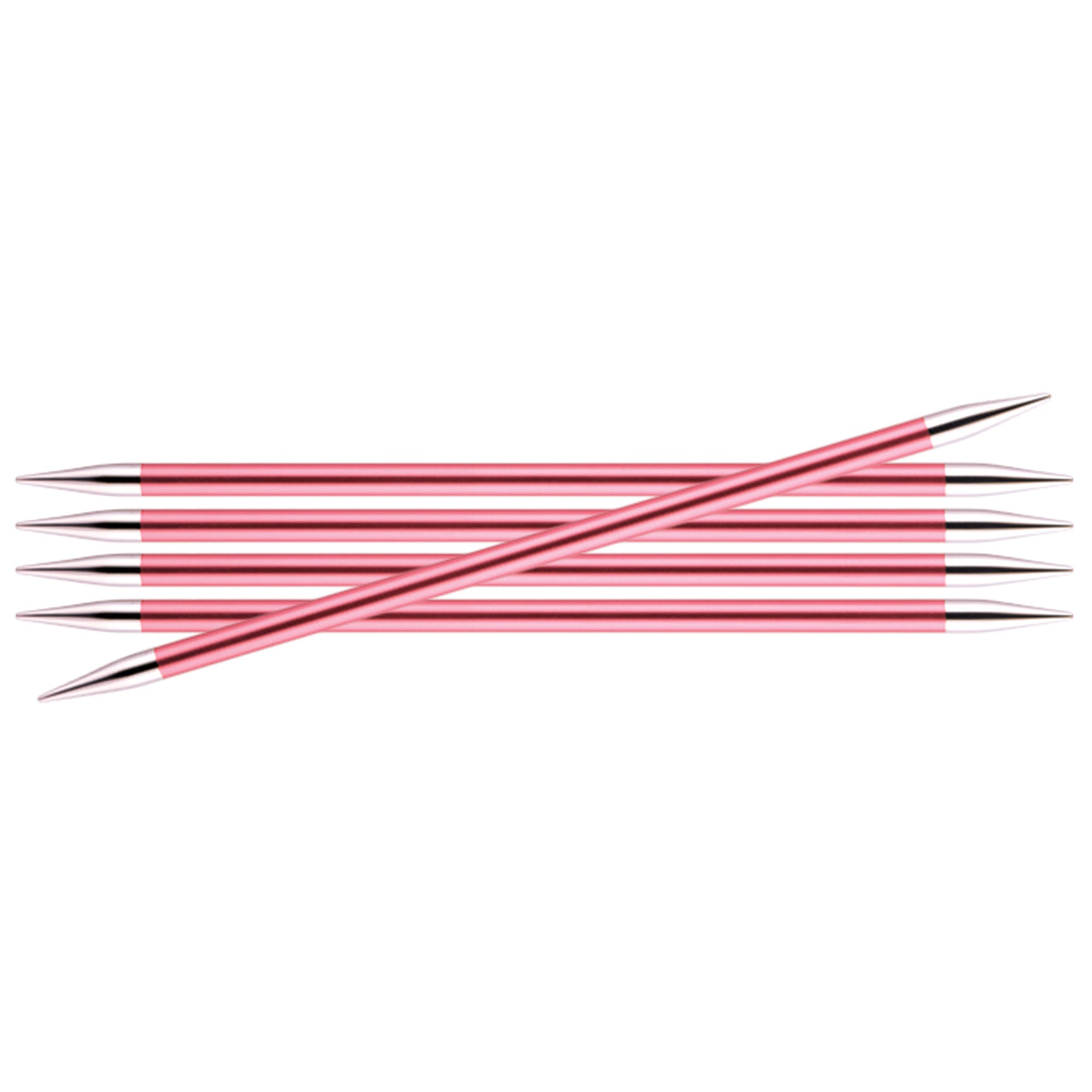 KnitPro Zing Double Pointed Needles - US 10.5 (6.5mm) - 6" Coral - Zoom Image