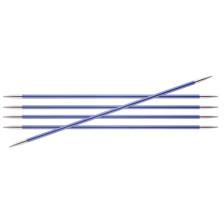 KnitPro Zing Double Pointed Needles - US 7 (4.5mm) - 8" Iolite - Zoom Image