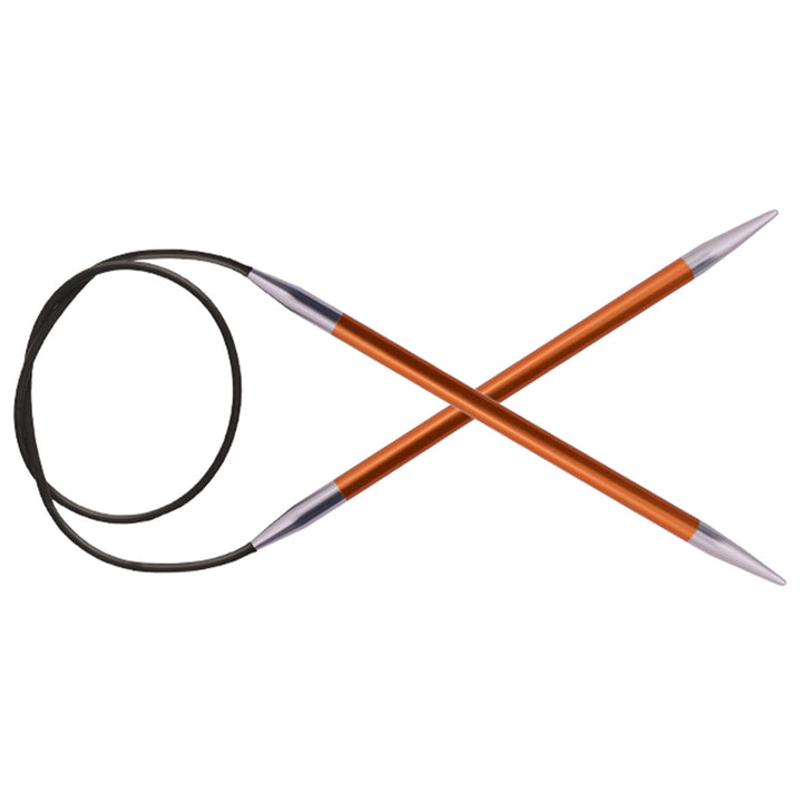 KnitPro Zing Fixed Circular Needles - US 2 (2.75mm) - 16" Carnelian - Extra Image