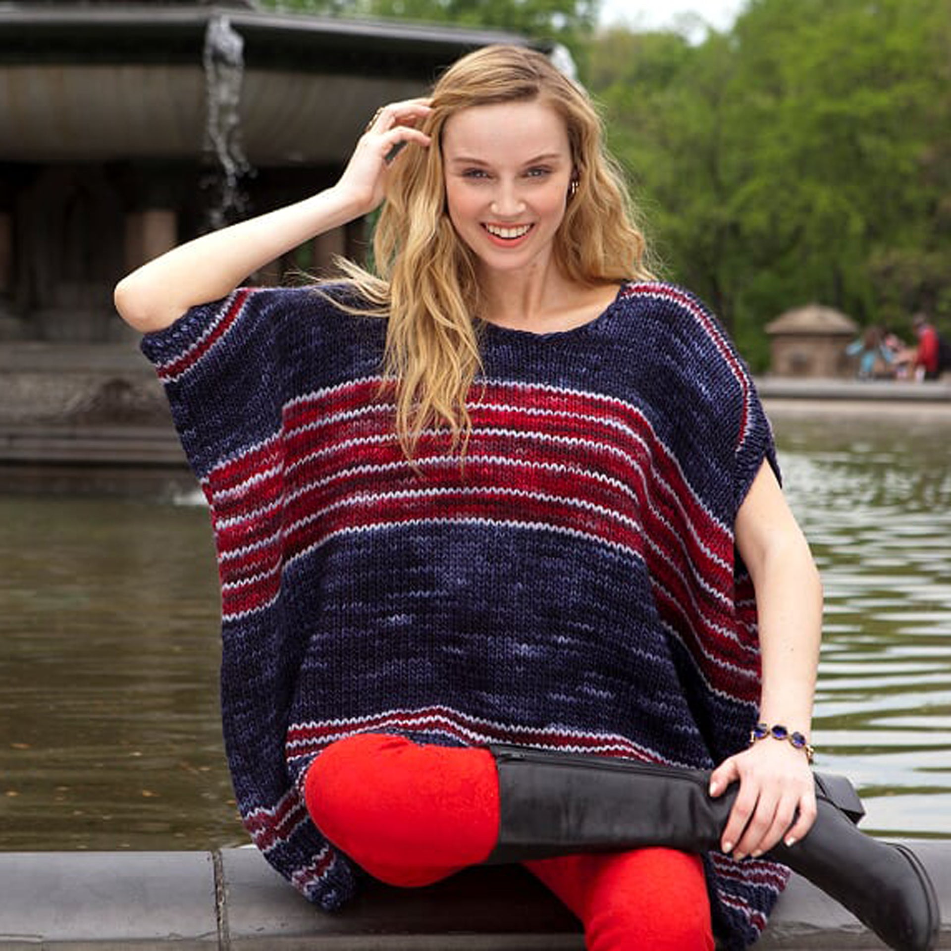 Malabrigo Book 08: In Central Park Patterns - Bethesda - PDF Download - Zoom Image