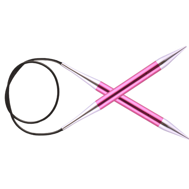 KnitPro Zing Fixed Circular Needles - US 15 (10.0mm) - 24" Ruby - Zoom Image
