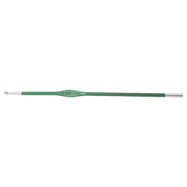 KnitPro Zing Single End Crochet Hooks - 3.00mm Jade - Zoom Image