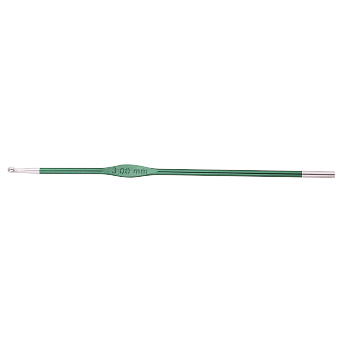 KnitPro Zing Single End Crochet Hooks - 3.00mm Jade - Extra Image
