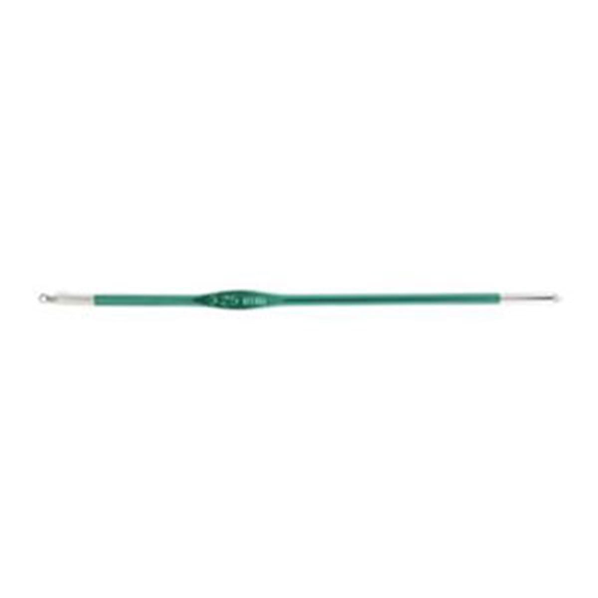 KnitPro Zing Single End Crochet Hooks - 3.25mm (D) Emerald - Extra Image
