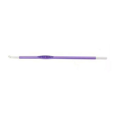 KnitPro Zing Single End Crochet Hooks - 3.75mm (F) Amethyst - Zoom Image