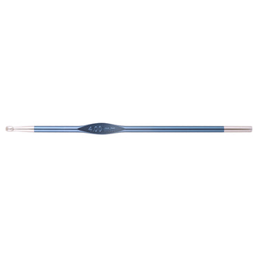 KnitPro Zing Single End Crochet Hooks - 4.00mm (G) Sapphire - Zoom Image