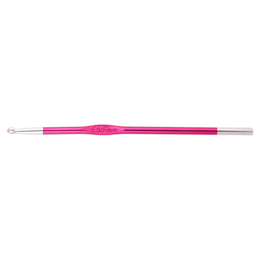 KnitPro Zing Single End Crochet Hooks - 5.00mm (H) Ruby - Zoom Image
