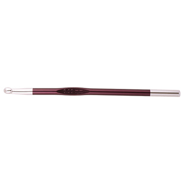 KnitPro Zing Single End Crochet Hooks - 6.00mm (J) Purple Velvet - Zoom Image