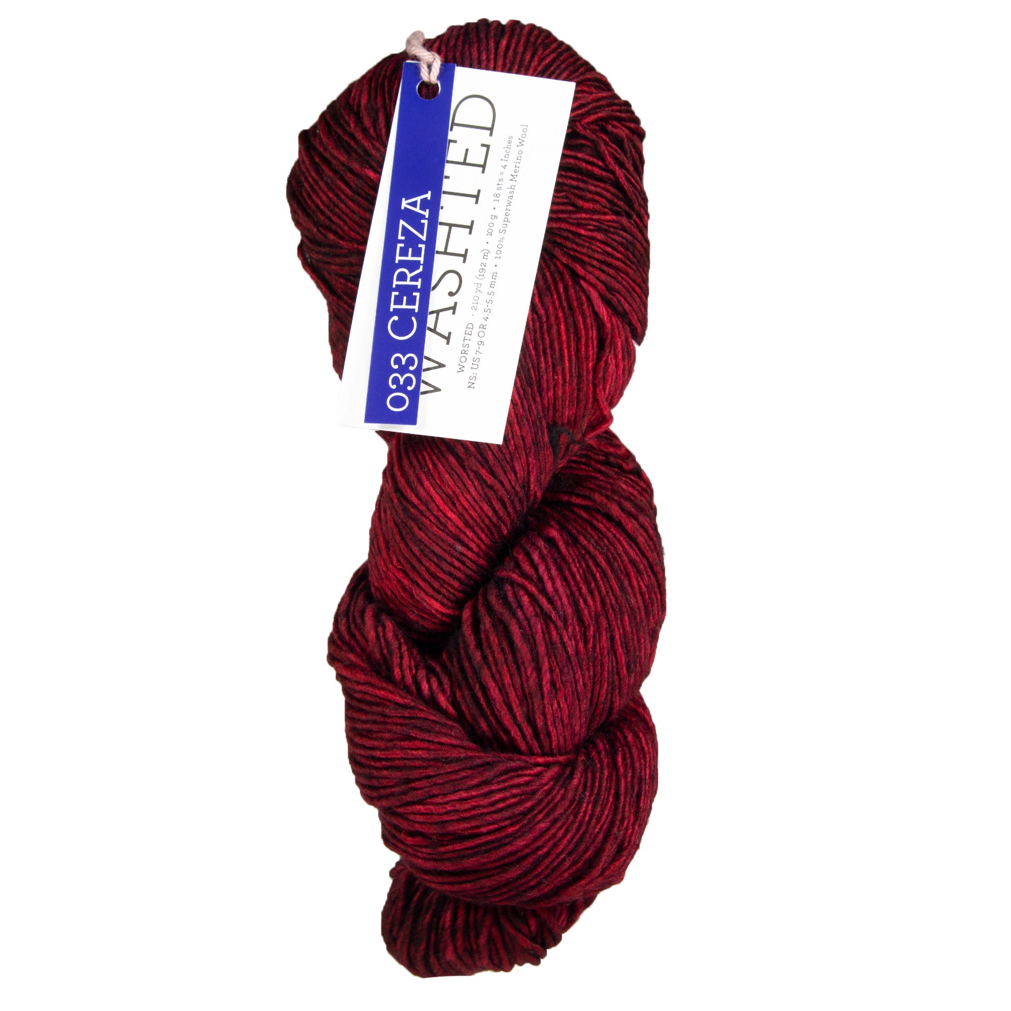 Malabrigo Washted Yarn - 033 Cereza - Zoom Image