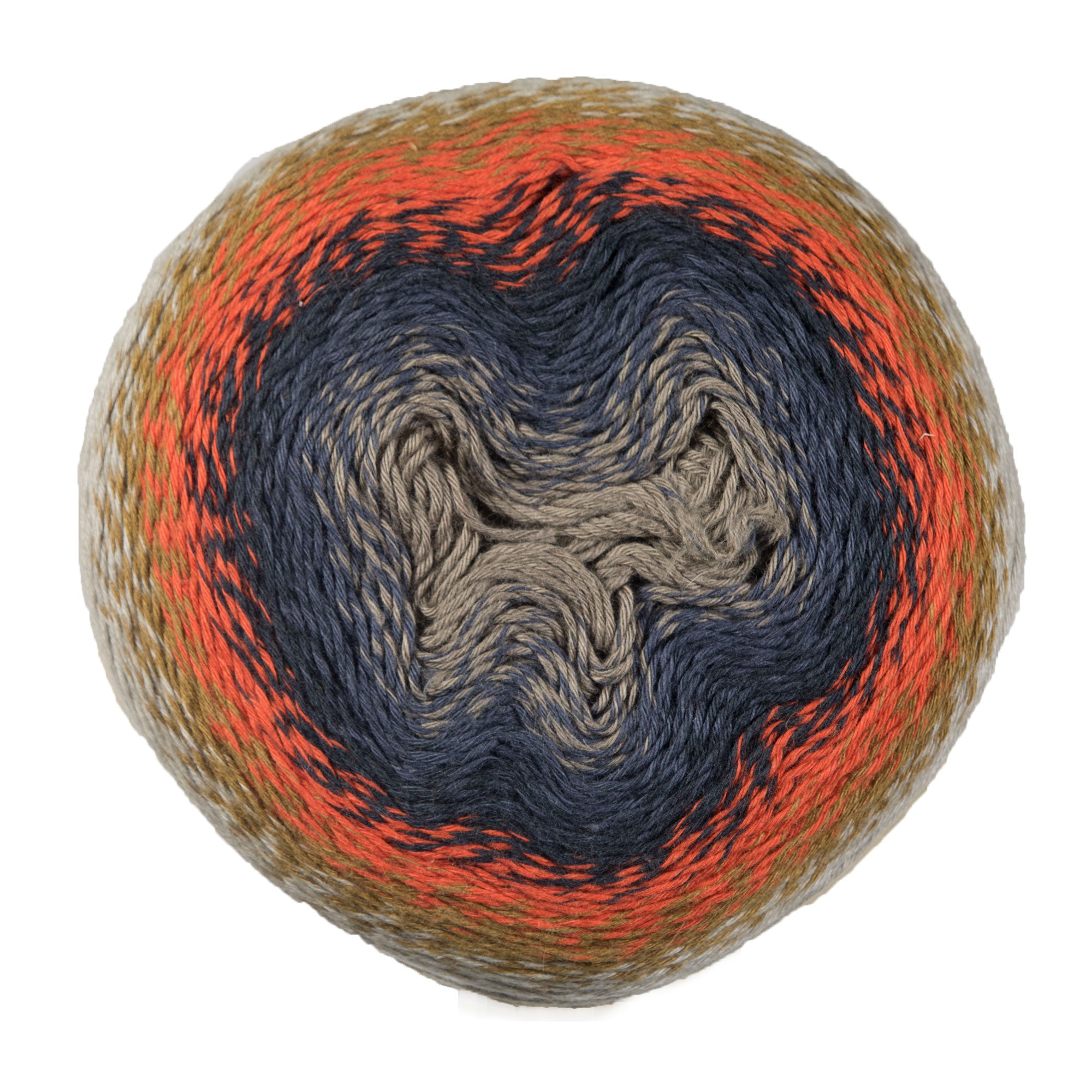 Scheepjes Whirl Yarn - 771 Jumpin' Jaffa Pop - Zoom Image
