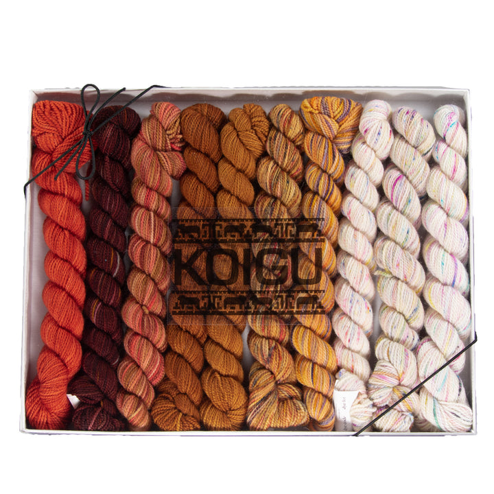 Koigu Pencil Box Yarn - Venation Shawl - Original - Zoom Image