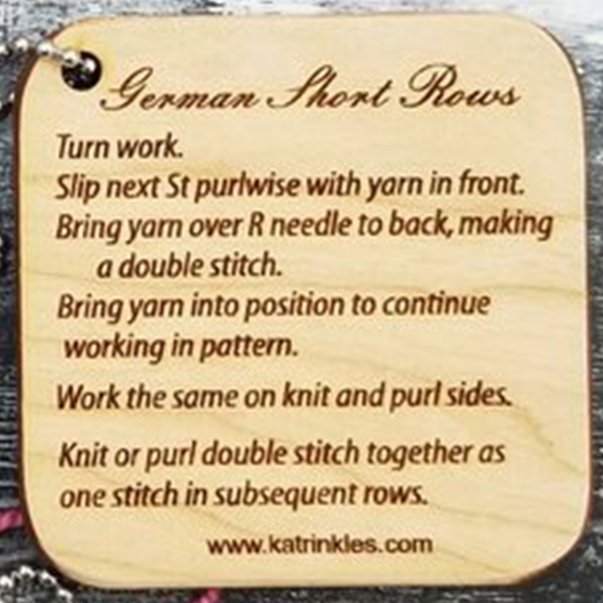 Katrinkles Mini Tools - German Short Rows - Zoom Image