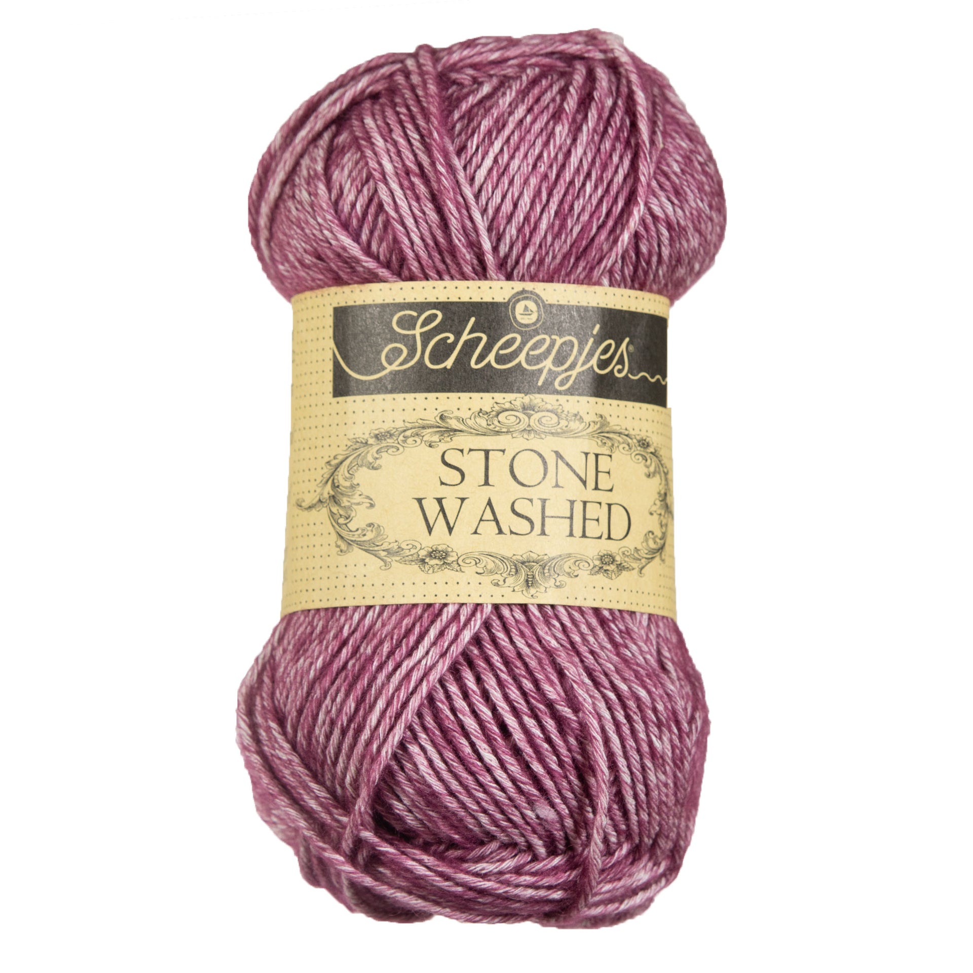 Scheepjes Stone Washed Yarn - 810 Garnet - Zoom Image
